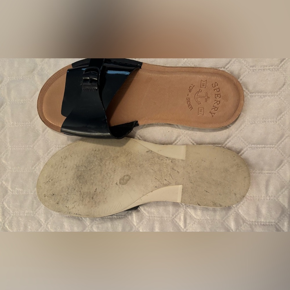 Sperry Navy Slide Loafers - Picture 4 of 6